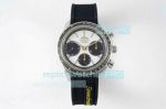 Swiss Copy Omega Speedmaster Chronograph Watch White Dial Yellow Second Hand